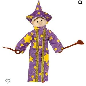 NWT Elf on the Shelf Purple Wizard Costume with Stars